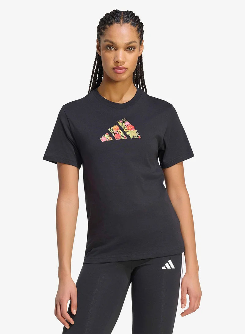 Adidas Floral Regular Graphic T-Shirt