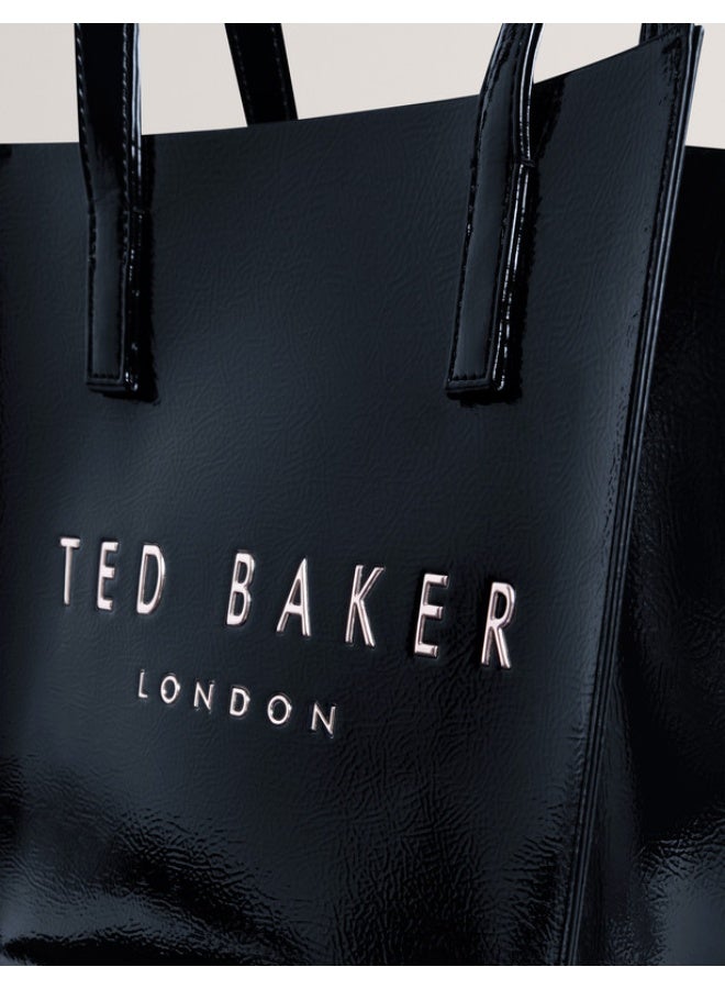 Ted Baker حقيبة أيقونية مطبوعة صغيرة مجعدة - Image 4