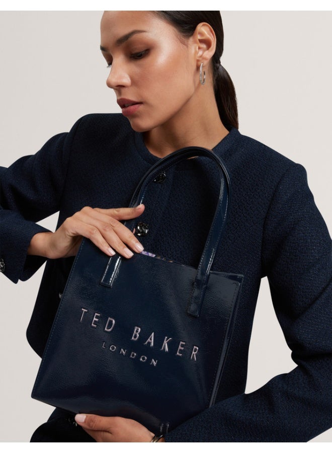 Ted Baker حقيبة أيقونية مطبوعة صغيرة مجعدة - Image 2