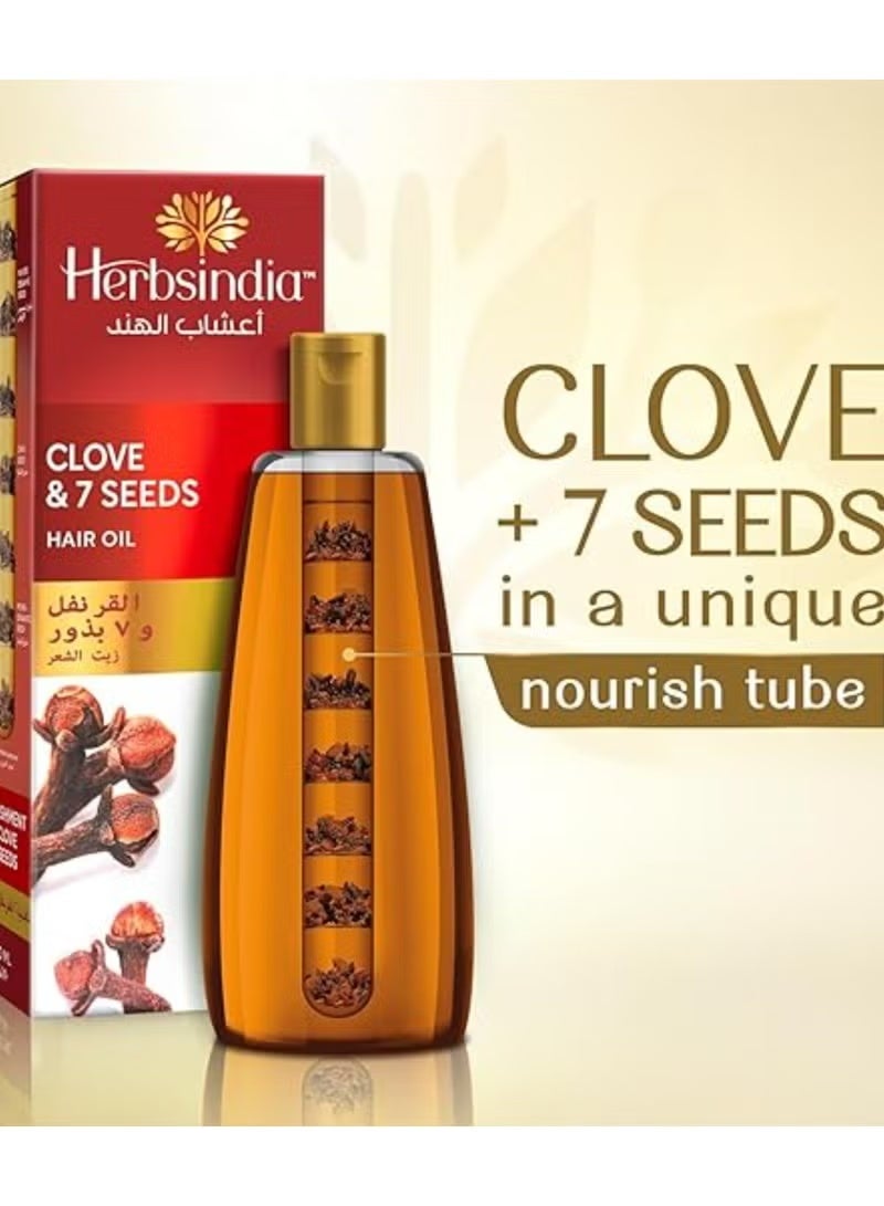 Herbsindia Clove& 7Seeds Hair Oil 280Ml - Image 2