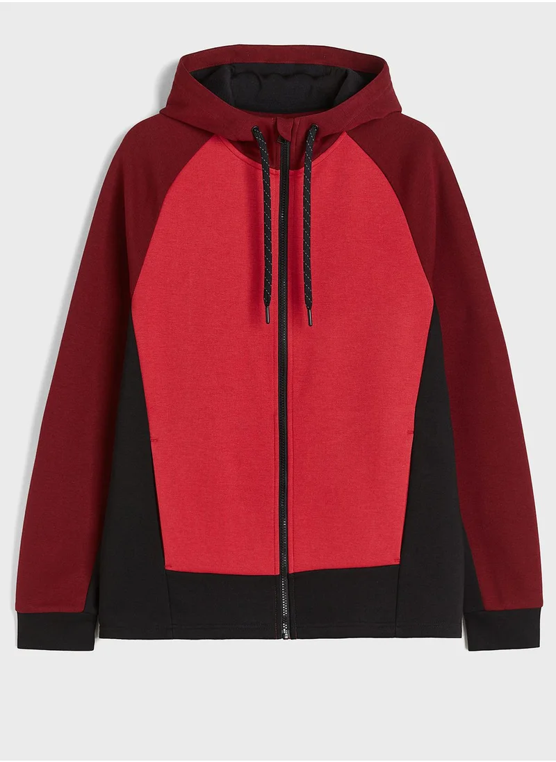 H&M Drymove™ Zip-Through Sports Hoodie