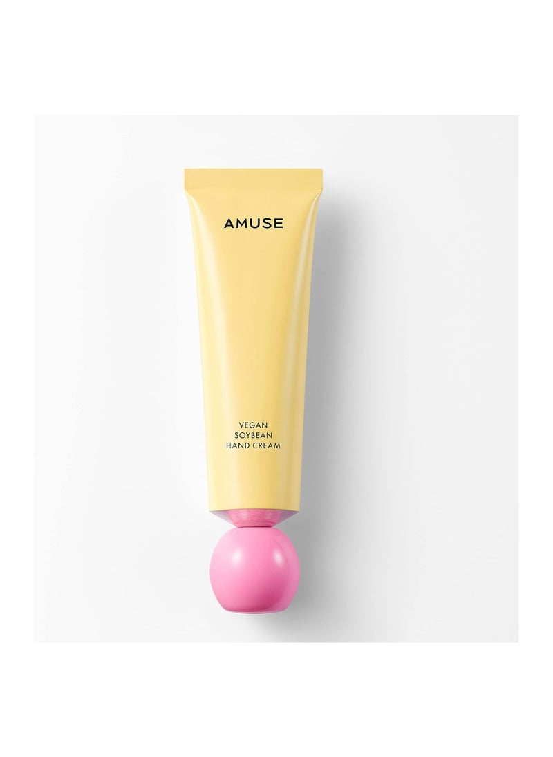 Amuse OFFICIAL Vegan Soybean Hand Cream with Shea Butter Panthenol Ceramide for Dry Hands l Quick Absorption with Ultra Moisture and Hydration Fresh Blackberries Fruity Note