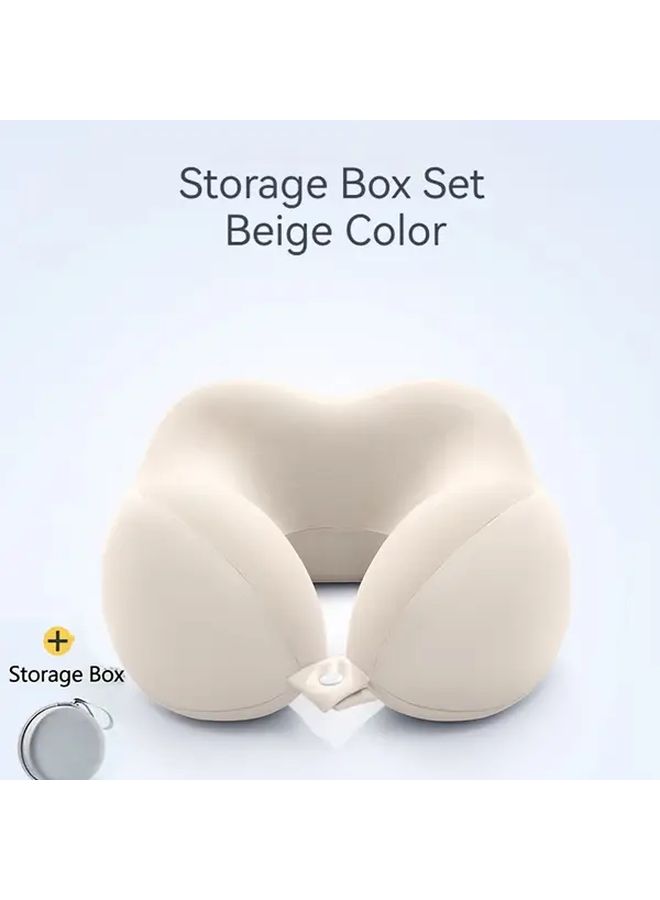 Fruit Green Ergonomic U Shaped Neck Pillow Slow Rebound Travel Naps Office Machine Washable Cover - Image 3