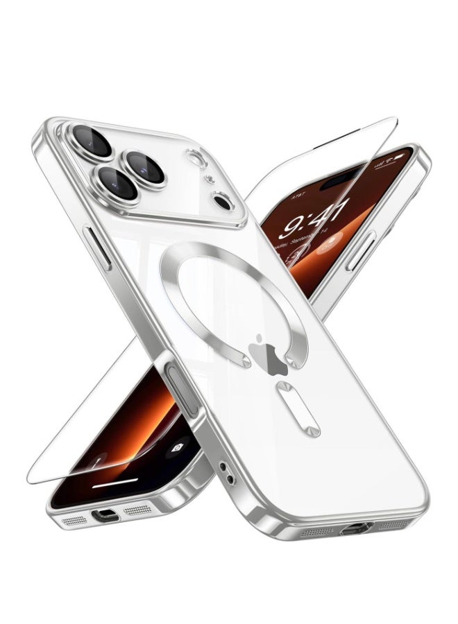 Mlbose iPhone 17 Pro Max Case Compatible with Magsafe Camera Lens Protection Cover with Full HD 9D Tempered Glass For iPhone 17 Pro Max Anti-Yellowing Drop Protection Cover for iPhone 17 Pro Max 6.9-inch - Image 1