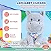 Cuddle Barn Alphabet Hudson Animated Singing Hippo Stuffed Animal Plush Toy Wiggles Ears to ABC Song and Ten Little Elephants 11 inches - Image 4