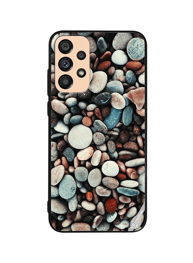 VR CREATIVE Protective Case Cover For Samsung Galaxy A33 5G Pebbles Design Multicolour - Image 1