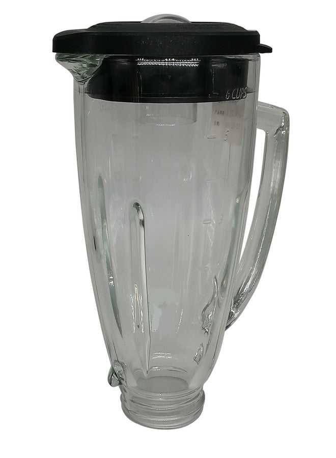 WuYan 6-Cup Glass Blender Jar&Jar lid,Compatible with Oster Classic Series OSTERIZER GALAXIE BLENDER/CHOPPER(Grass, 6 cups round Jar) - Image 5
