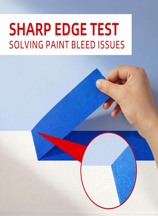 WELSTIK Blue Painters Tape 2 Inches Wide,Removable Masking Tape, for House Decoration, 3D Printer, Calligraphy and Painting, Advertising Production,etc, Easy-Tear, 2” X 60YDs/ Rolls 240 Total Yards - Image 5