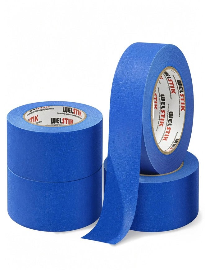 WELSTIK Blue Painters Tape 2 Inches Wide,Removable Masking Tape, for House Decoration, 3D Printer, Calligraphy and Painting, Advertising Production,etc, Easy-Tear, 2” X 60YDs/ Rolls 240 Total Yards - Image 1