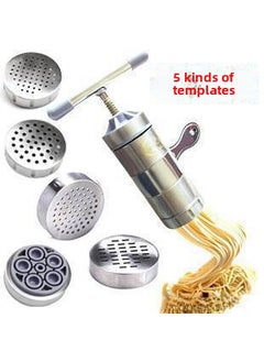 Generic Stainless Steel Manual Pasta Maker 5 kinds of mold 