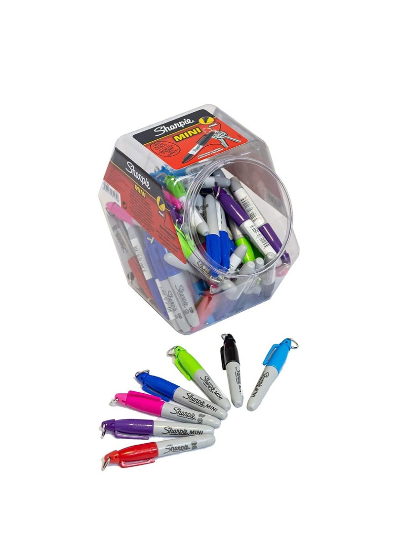 Sharpie Mini Permanent Marker Assorted Colour 72 pcs