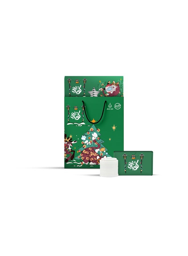 كوبايتي أكواب جوي وينتر المزدوجة ٨ أونصة - عبوة من ١٥ كوبًا مع مصلقات هدية - Image 2