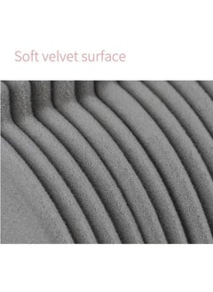 Generic 100 Pieces Of Non-slip Velvet Cloth Rack Set Grey  - Image 4
