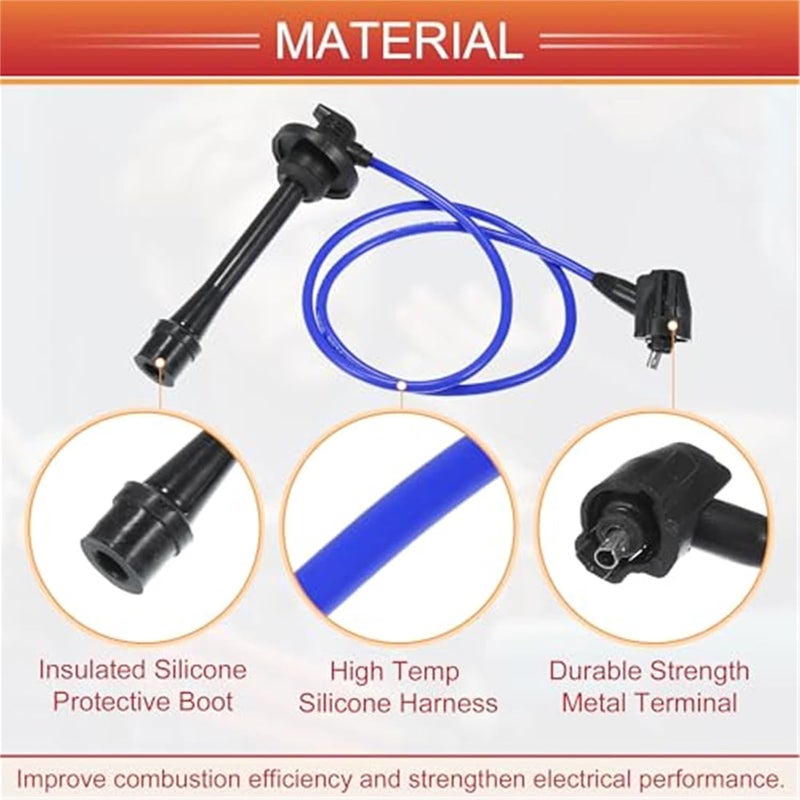 Vuzmode Car Spark Plug Coil Wires Set - Image 4