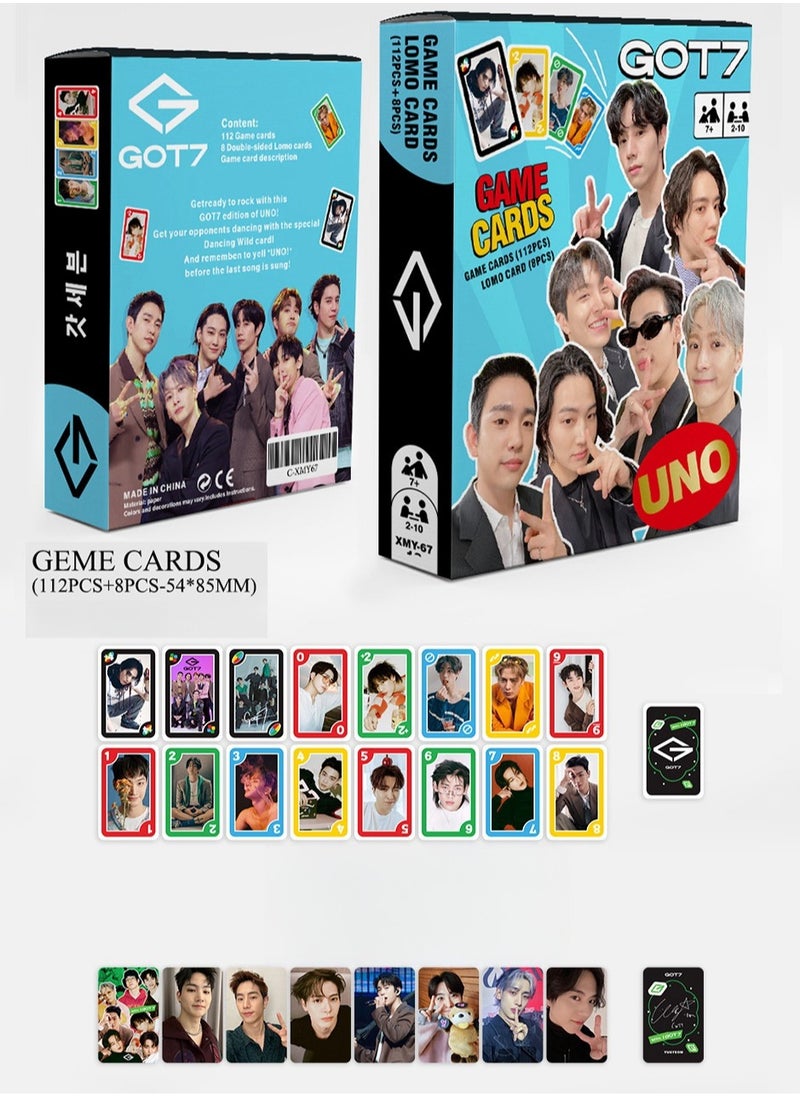 EHOME - GOT7 Theme UNO Game Card UNO Desktop Game Card - Image 1