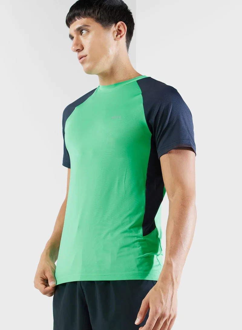 BOSS Colour Block Crew Neck T-Shirt