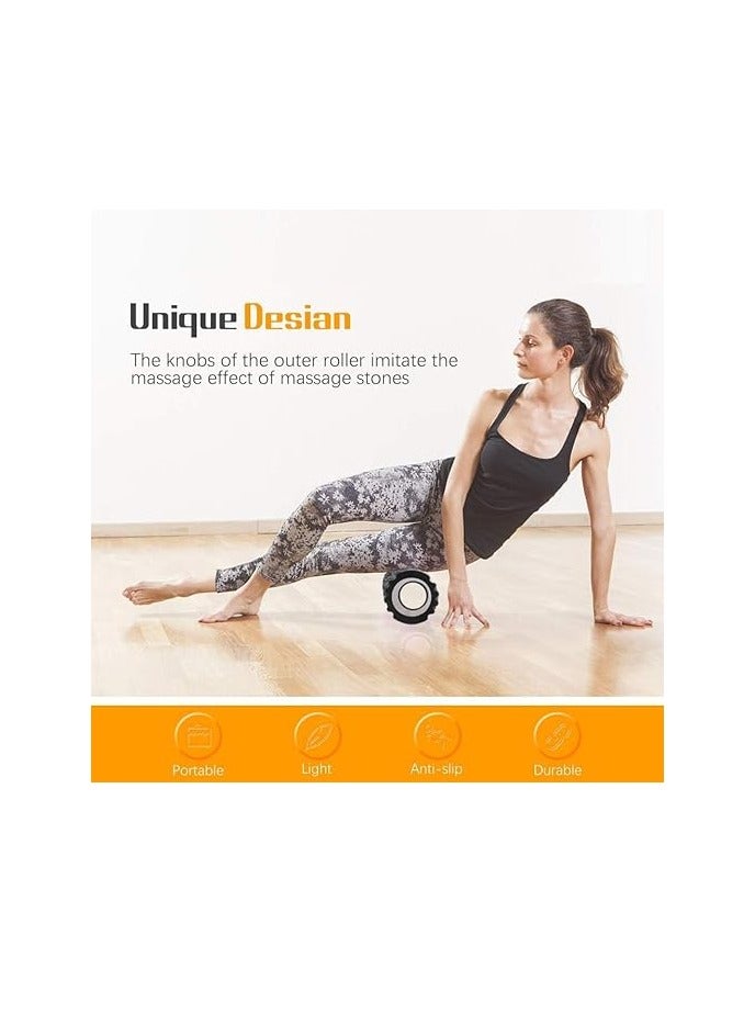 SportQ SportQ Foam Roller, Fitness Foam Roller, Deep Muscle Massage Roller Lightweight Muscle Roller for Yoga Pilates Muscle Relaxation, Balance Exercises, Physical Therapy Pain Relief  - Image 4