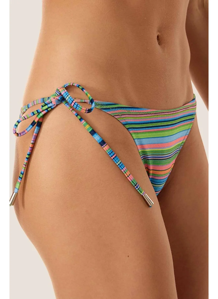 Ayyıldız 40735 Green Glittery Bikini Set