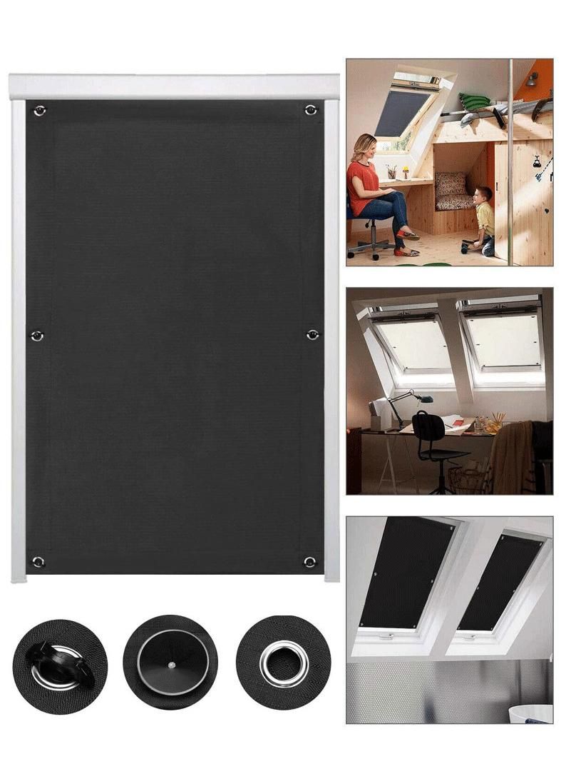 57cm*100cm Suction cup curtains, roof skylights, sunshades, simple and portable foldable travel curtains, UV protection