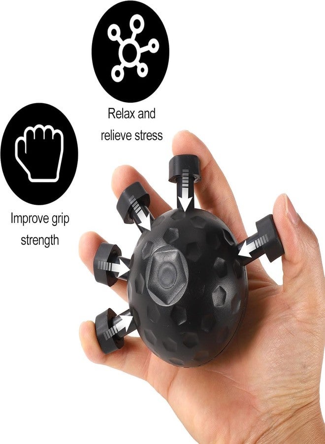 WEZOSHINET Hand Grip Strengthener,Ultimate Finger Exerciser Strength Trainer Exercise Ball Hand Strengthener Hand Balls Workout Equipment for Men & Women (Finger Exerciser) - Image 3