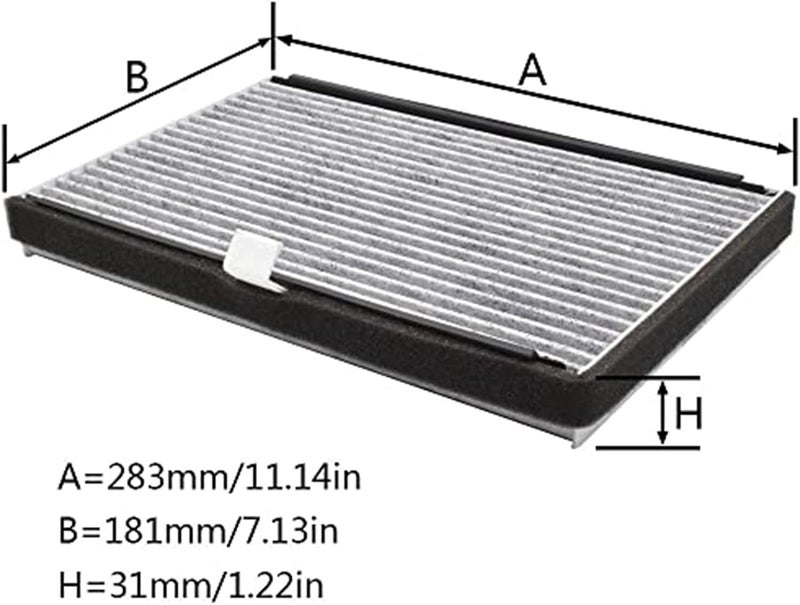 Wivplex Activated Carbon Pollen Cabin Filter - Image 3