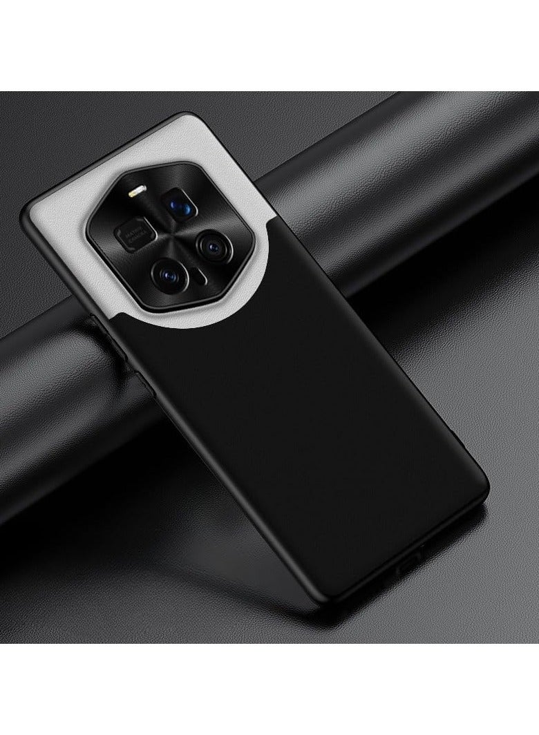 Compatible with Honor Magic 7 RSR Solid color phone case, foldable frosted solid color metal lens case for Honor Magic 7 RSR - Image 1