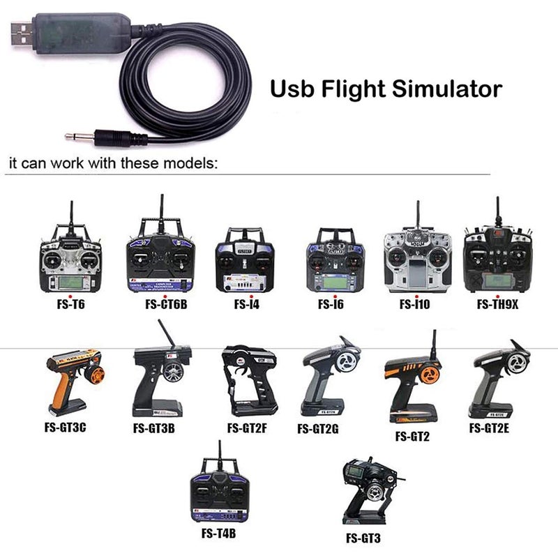 Flysky محاكي الطيران Flysky SM100 محاكي طيران RC محاكي طيران Flysky كابل لمحاكي الطيران Flysky i6 i4 TH9X T6 T4B GT3 GT2 وحدة تحكم عن بعد المحول - Image 2