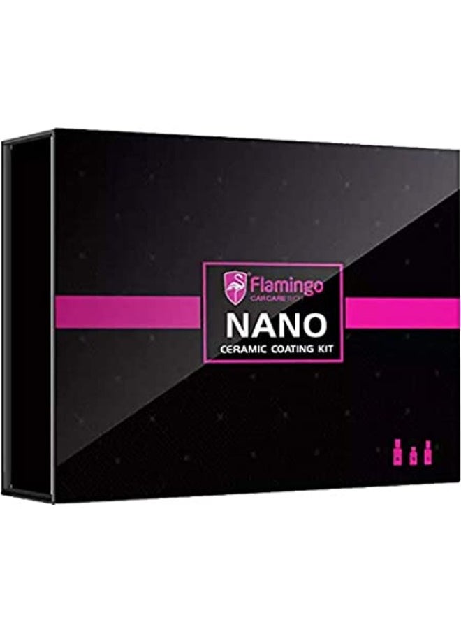 FLAMINGO Set of 3 Flamingo Nano (Degreasing agent + Ceramic Coating + Polishing Protection)  - Image 2
