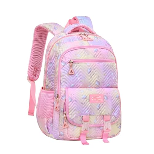 PALAYÂ® School Bag for Girls Multi Compartment Kids Backpack Rucksack for Primary School Cartoon Backpack for Kids Girls 8-10 Years Old - Image 1