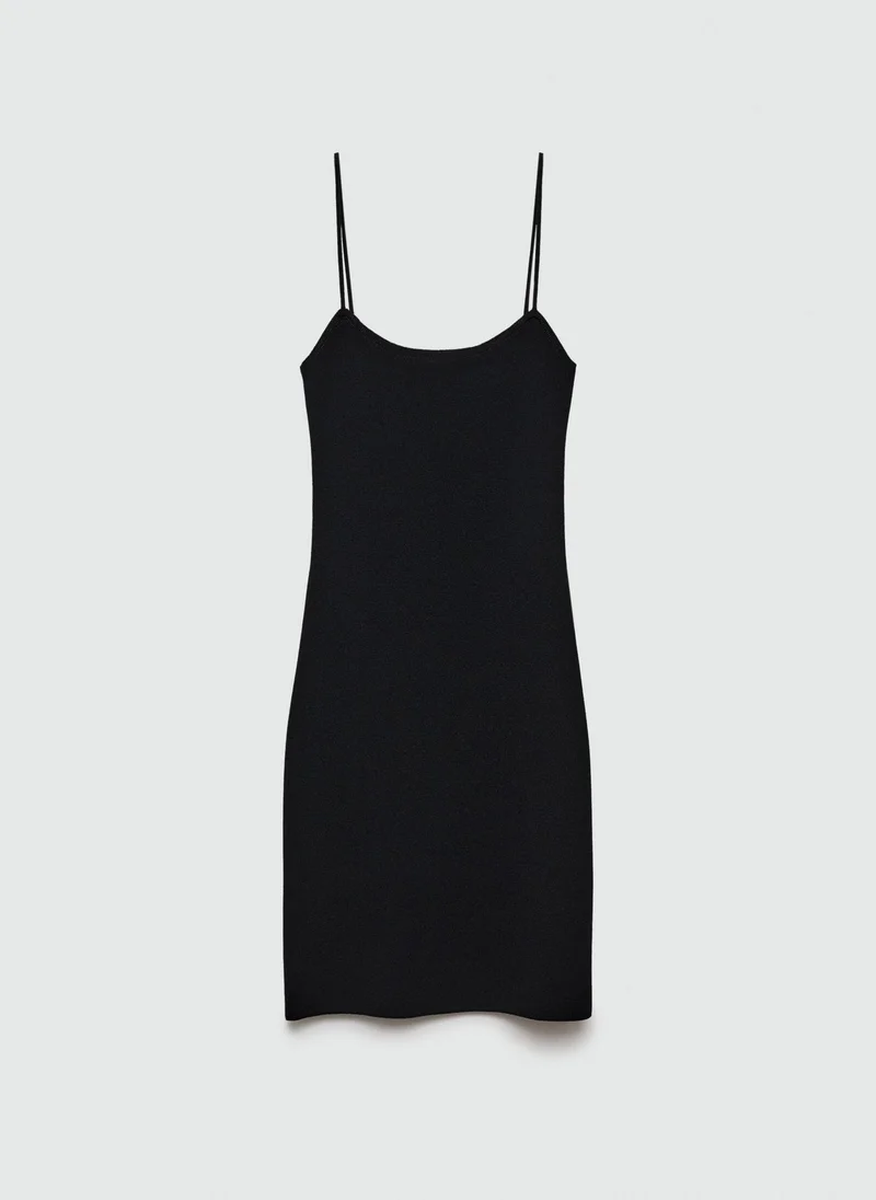 MANGO Sleek Knit Dress