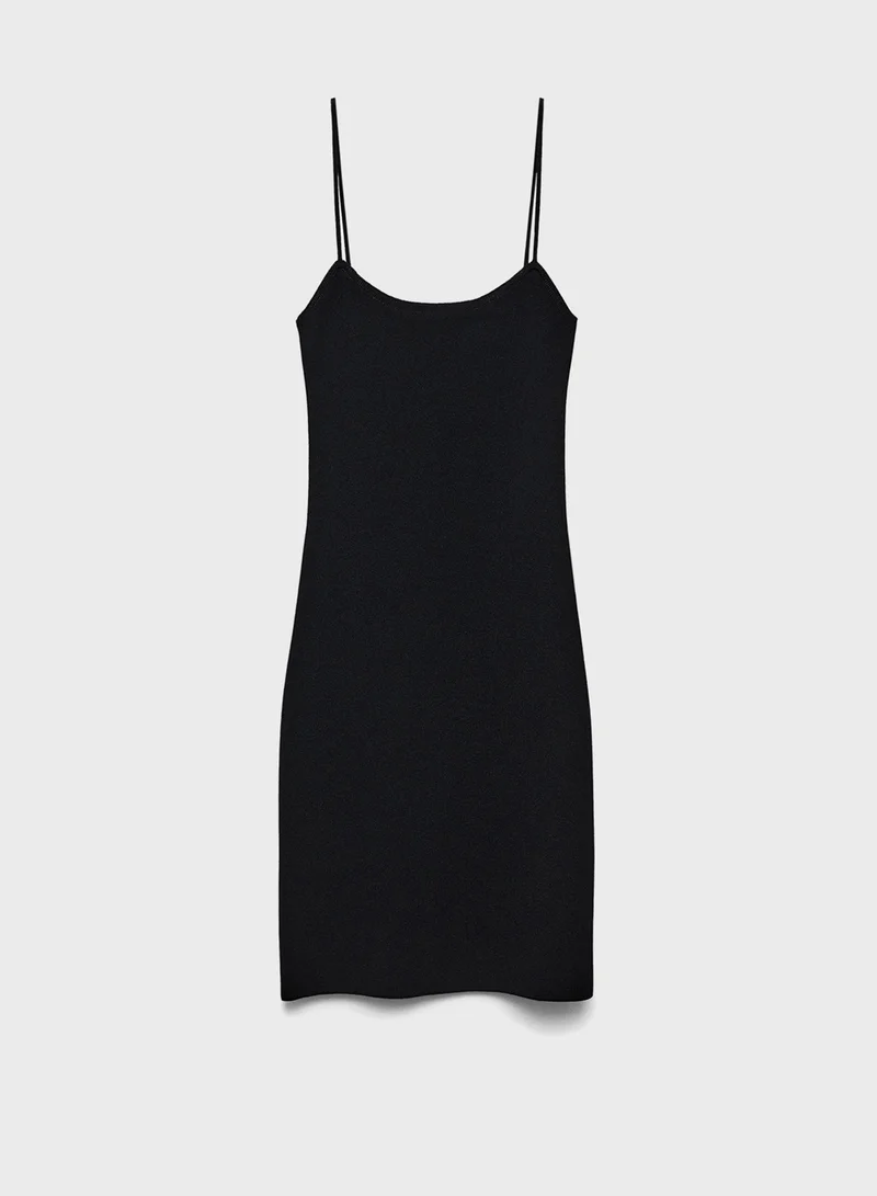 MANGO Sleek Knit Dress