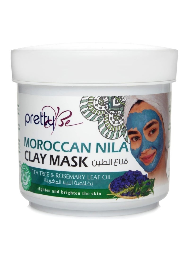 Pretty Be Clay mask With Moroccan Nila Extract  Tea Tree Oil and Rosemary  Tightens and Brightens the Skin  600 ml
