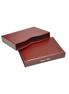 FIS FIS Stamp Album Bonded Leather 16-Sheets 173x250mm, Maroon - FSSA173X250B16  - Image 2