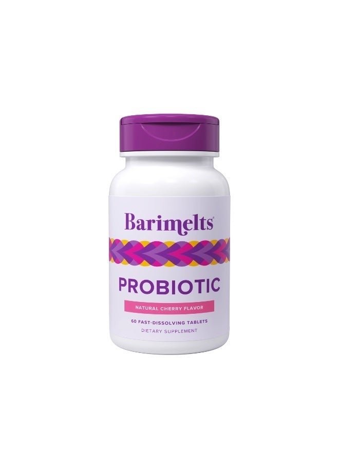 Barimelts Probiotic Pk/60 Fast Melting Tablets Cherry Flavoured - Image 1