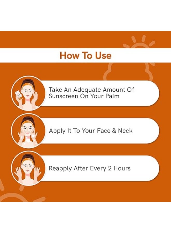 Aryanveda Glowelle 1% Hyaluronic Sunscreen Gel With SPF 50 PA++++ For Broad Spectrum, UV A, UV B & Blue Light Protection, Lightweight, No White-Cast, Mattifying Gel For Oily Skin - 50 ml - Image 1