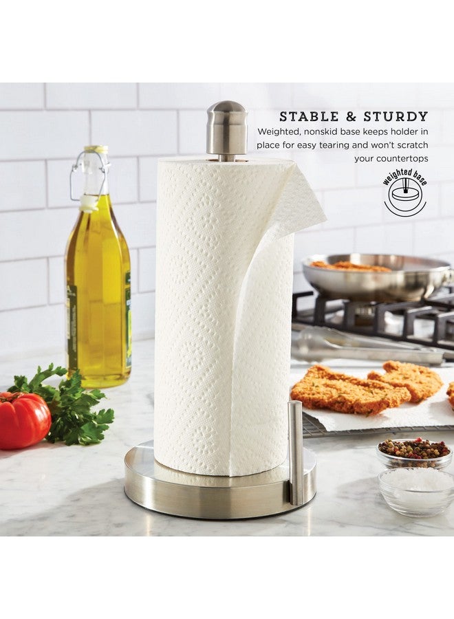Kamenstein Perfect Tear Paper Towel Holder, 13-Inch, Silver - Image 4
