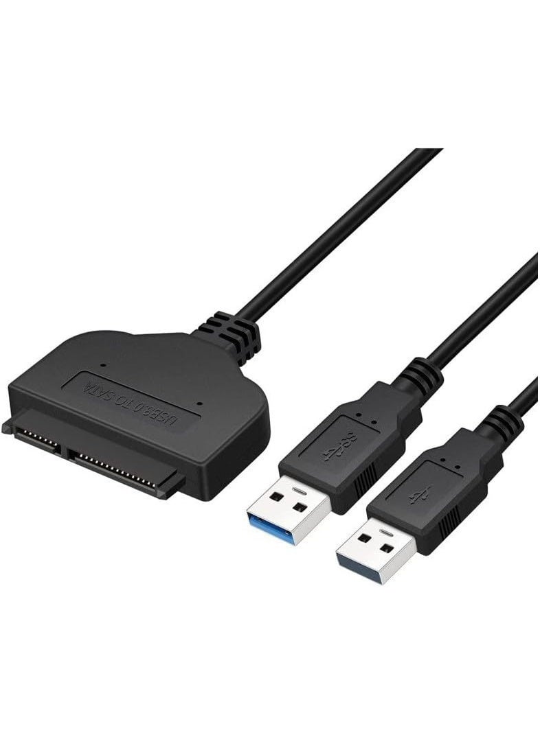 ابلس كابل محول AB-52S من USB 3.0 إلى SATA – محول عالي السرعة لمحركات الأقراص الصلبة (HDD) وأقراص الحالة الصلبة (SSD) مقاس 2.5 بوصة، يدعم سعة تخزين SATA تصل إلى 4 تيرابايت، كابل نقل بيانات USB 3.0 لأجهزة الكمبيوتر المحمول والمكتبي. - Image 2