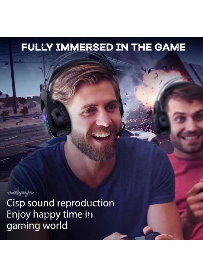 NIBEMINENT K16 Professional Wired Gaming Headset With Mic For PS4/PS5/XOne/XSeries/NSwitch/PC black - Image 2