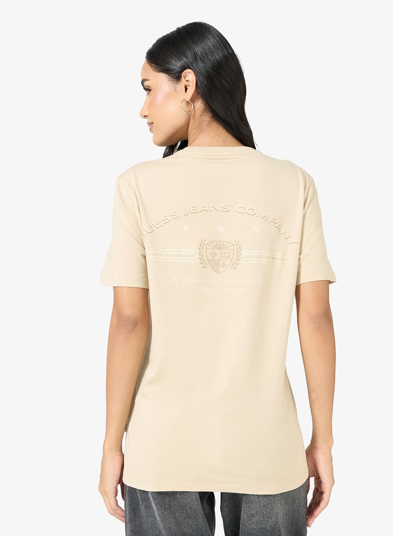 GUESS Unisex Logo Crew Neck T-Shirt - Image 5