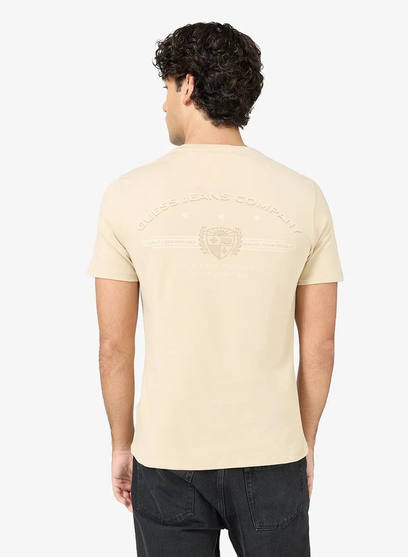 Guess  Unisex Logo Crew Neck T-Shirt  | Best Price UAE