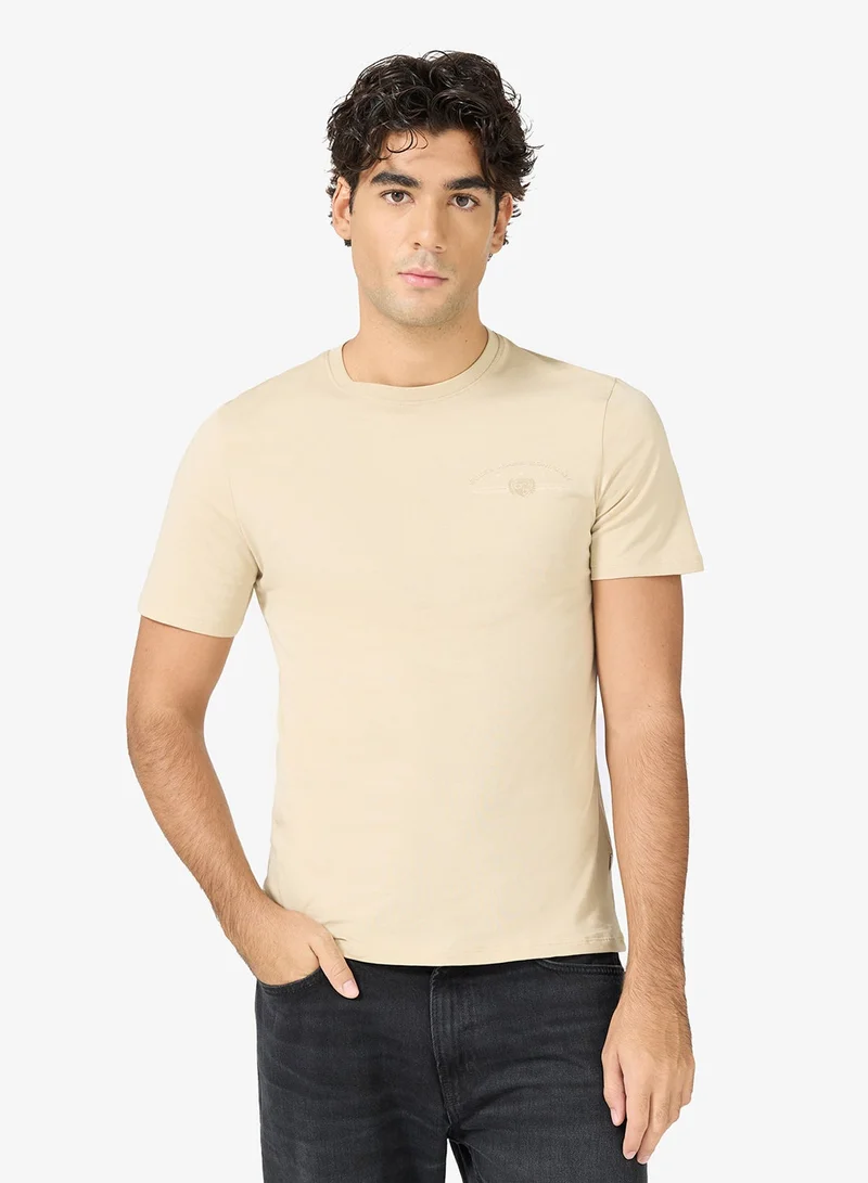 Guess  Unisex Logo Crew Neck T-Shirt  | Best Price UAE