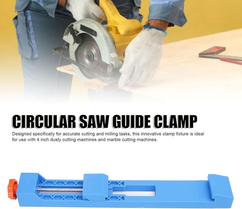 مشبك دليل المنشار الدائري القابل للتعديل أداة النجارة قاعدة موضع الطحن - Image 4