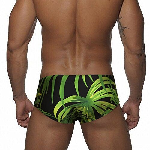 Taddlee Men Swimwear Swim Bikini Briefs Pad Swimsuits Board Surf Shorts Trunks (XXL,Green) - Image 2