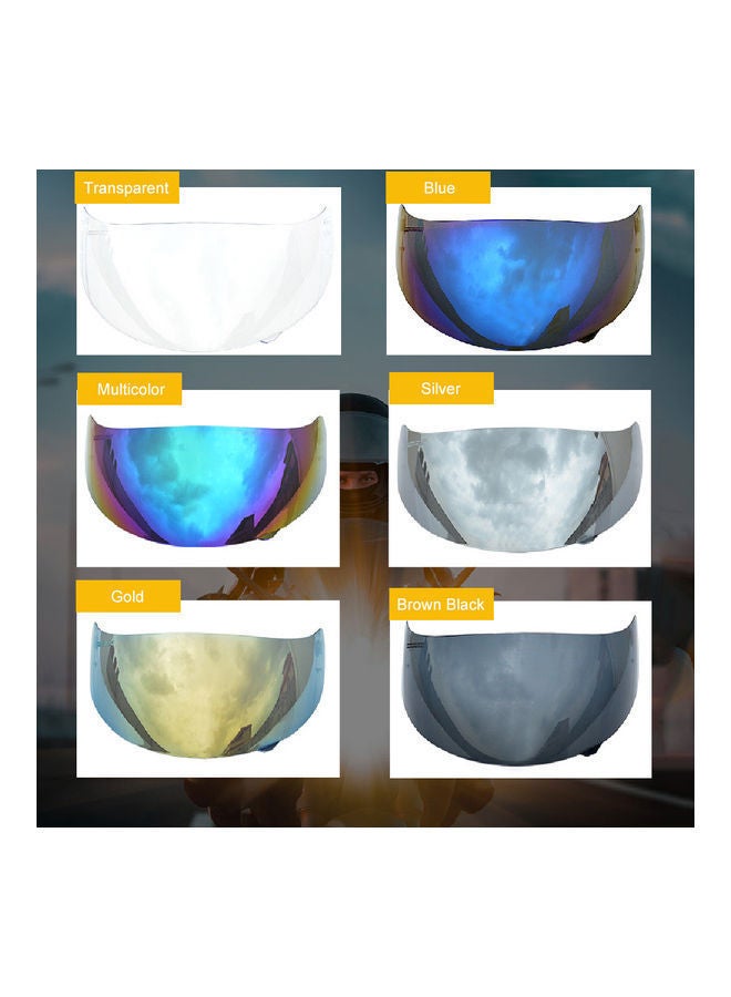 NIBEMINENT Motorcycle Anti-UV Anti-Scratch Wind Shield Helmets Lens Visor  - Image 4