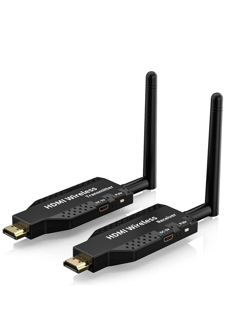 Generic Long Range 50m Wireless HDMI Transmitter and Receiver - 1080P 4K HD Wireless HDMI Extender Adapter for Streaming Video/Audio from Laptop/PC to TV/Projector/Monitor  - Image 1