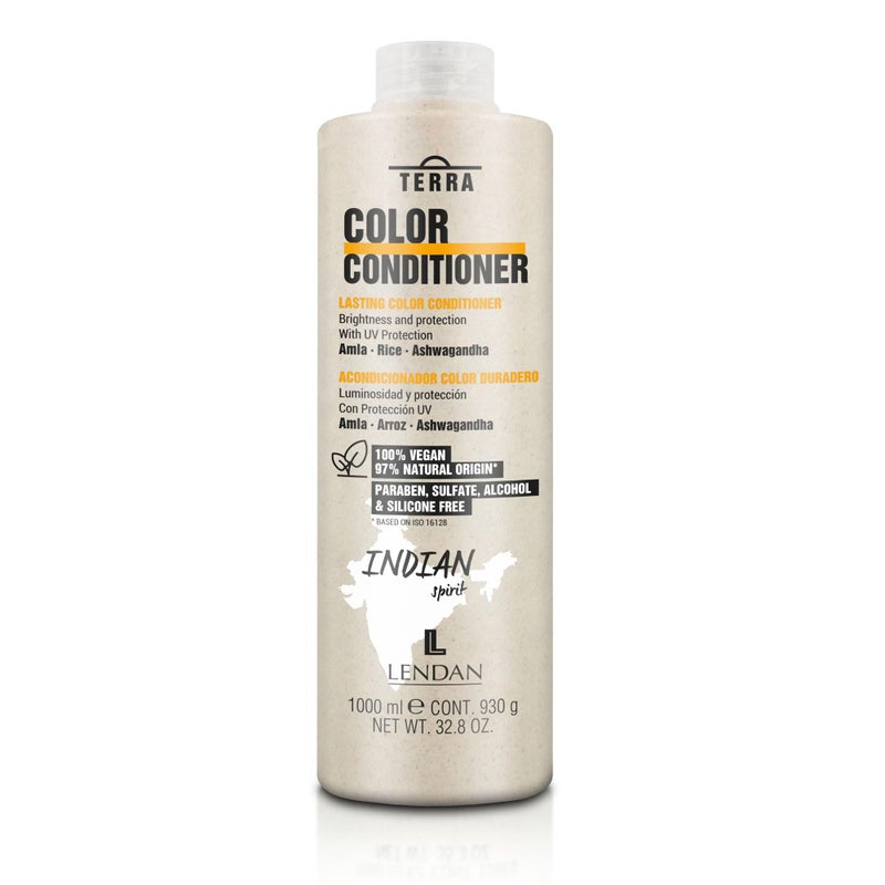 Lendan - Colored Hair Conditioner - Terra Color Conditioner - 1000 ml - Hydrates and Softens Hair - Improves Hair Color Intensity - Strengthens Hair - Shiny Hair - Vegan - Image 1