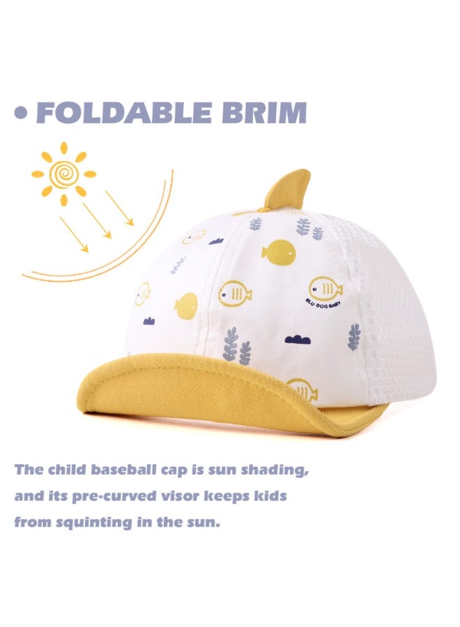 سانموجيد قبعة أطفال شمسية برسوم كرتونية لطيفة لفصل الربيع والصيف - Image 5