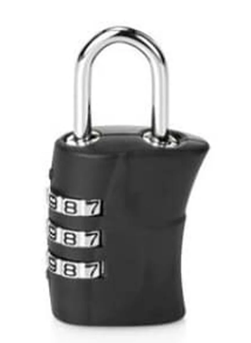 American Tourister  3 Dial Combination Travel Lock, Black|Sleek and modern look, matching well with any travel gear|TSA Lock  | Best Price UAE