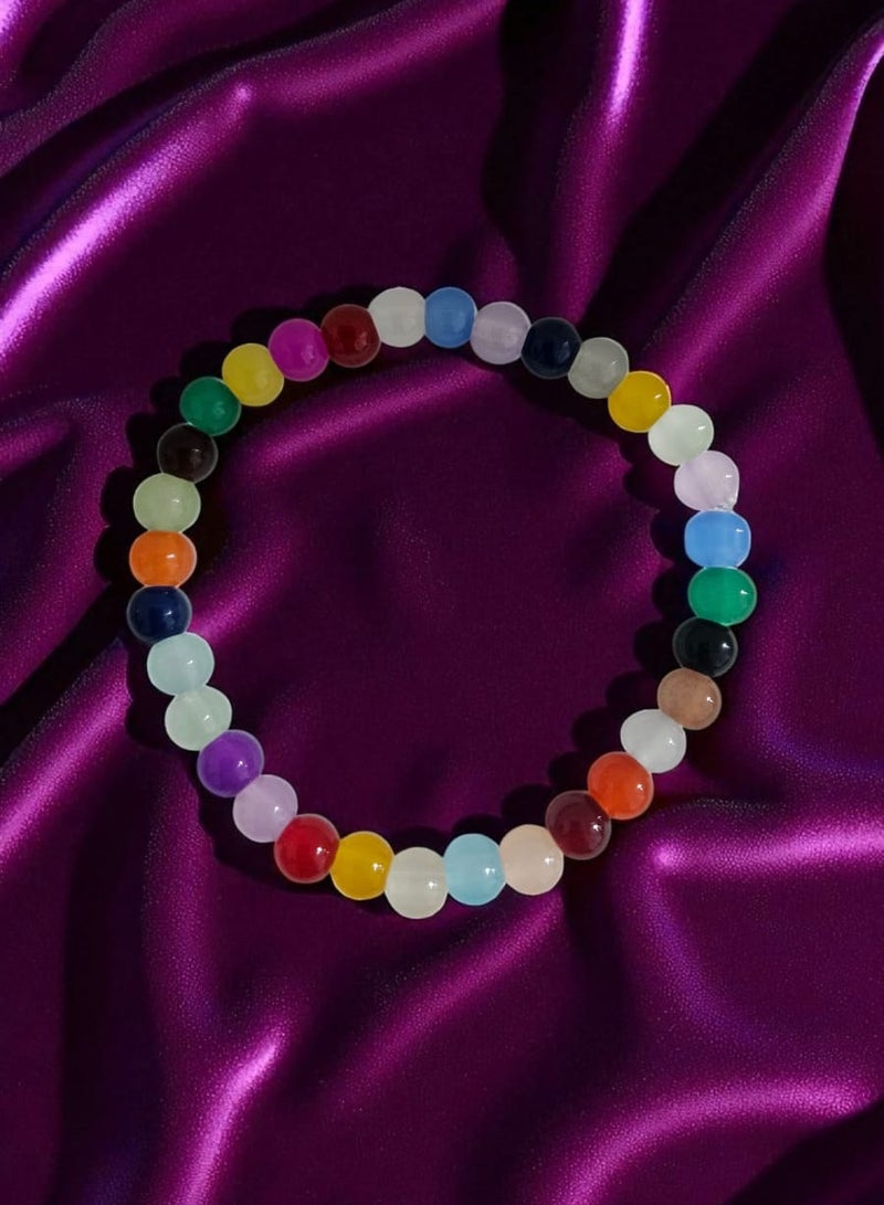 korean style multi color bracelet beeded 