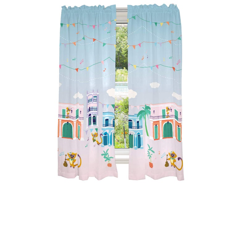 Franco Franco Kids Window Curtain Panels Drapes Set 82 in x 63 in Sony Vivo 